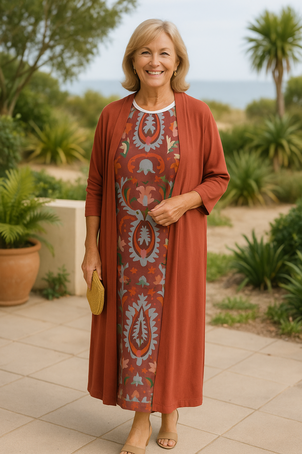 Brynn™ | Kleid & Strickjacke Set