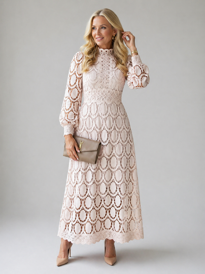 ELOAH™ | ROBE MIDI EN DENTELLE