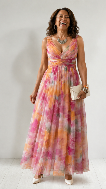 Ariane™ | Robe maxi portefeuille