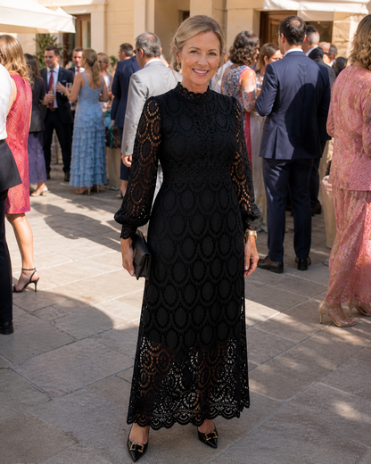 ELOAH™ | ROBE MIDI EN DENTELLE