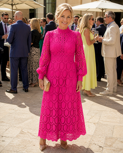 ELOAH™ | ROBE MIDI EN DENTELLE