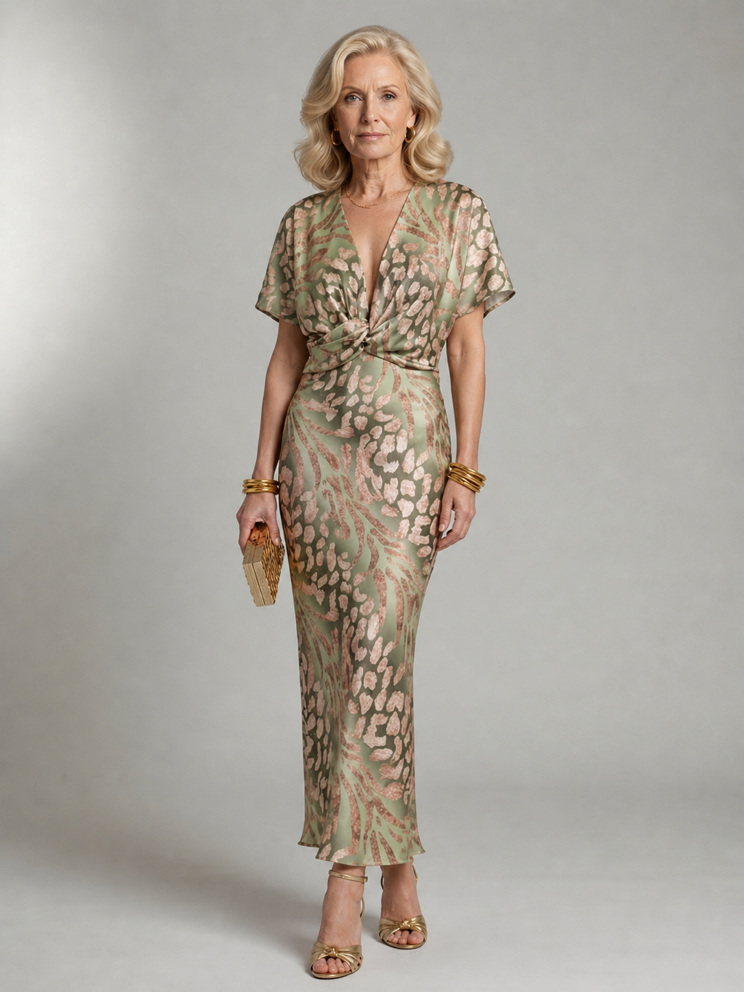Laurette™ | Robe midi imprimée
