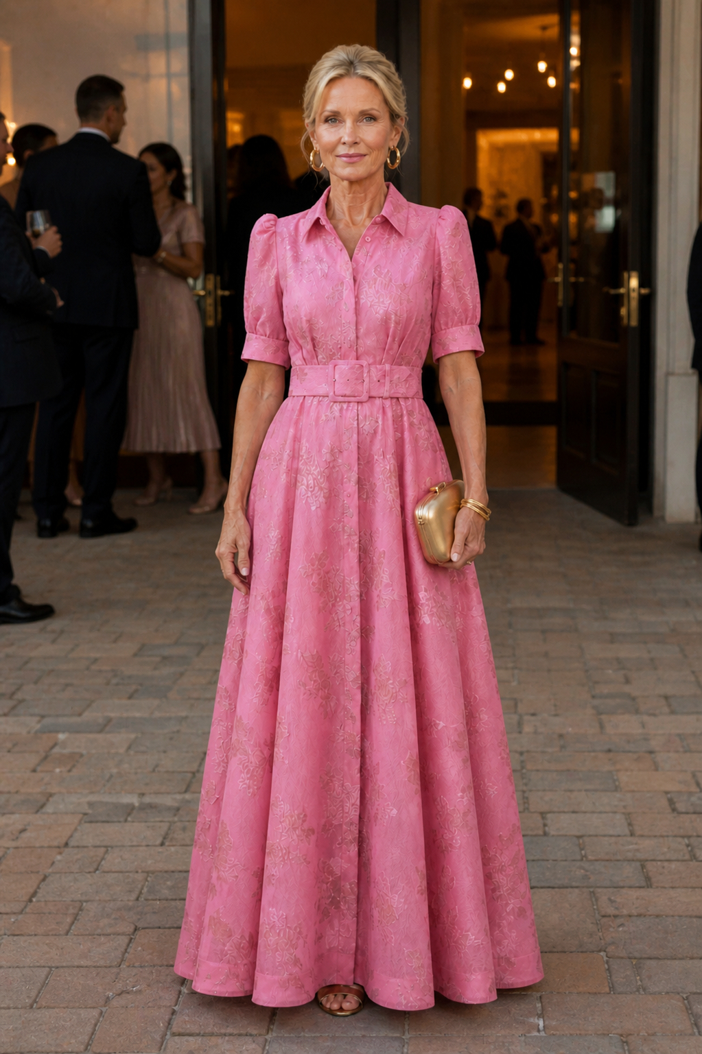Livia™ | Robe maxi ceinturée fleurie