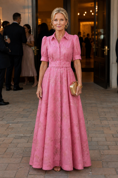 Livia™ | Robe maxi ceinturée fleurie