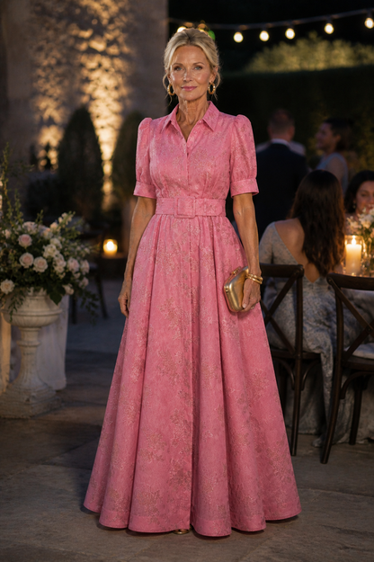 Livia™ | Robe maxi ceinturée fleurie