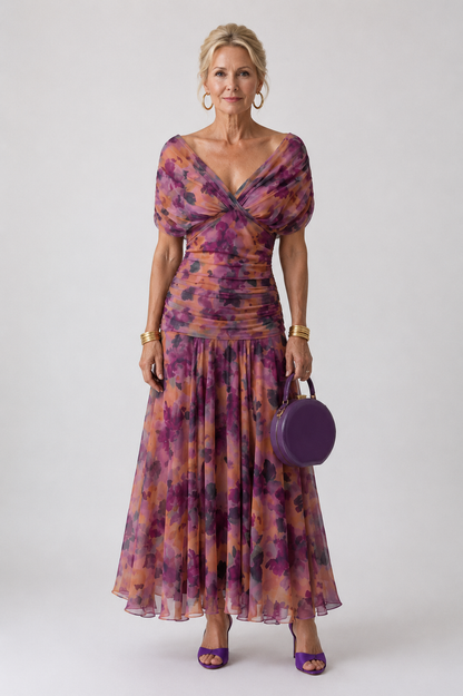 Sidonie™ | Robe midi fluide