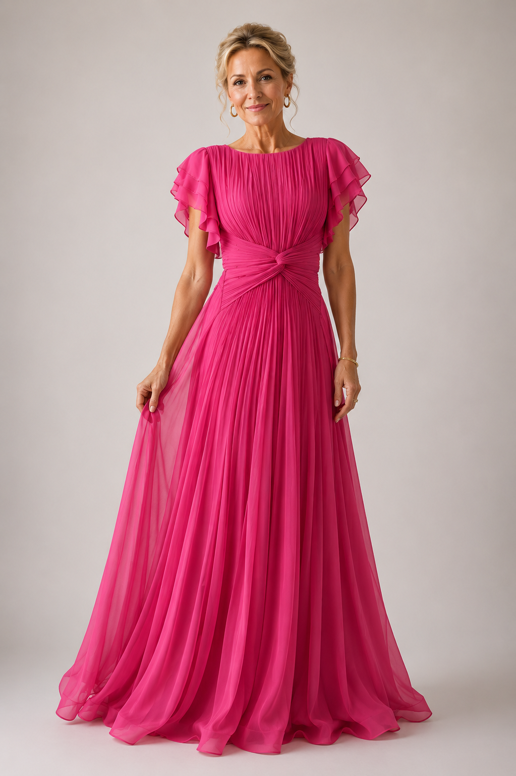 Zoé™ | Robe de soirée plissée
