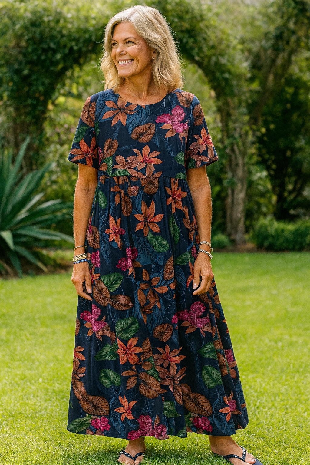 Anika | Luftiges Blumen-Maxikleid – Wo Komfort auf Selbstvertrauen trifft (S-5XL)