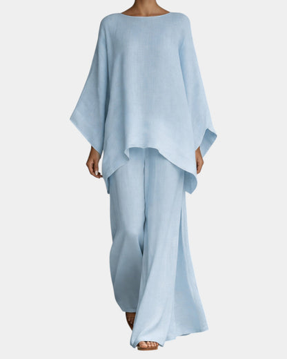 Mavie™ | Ensemble fluide pantalon et blouse