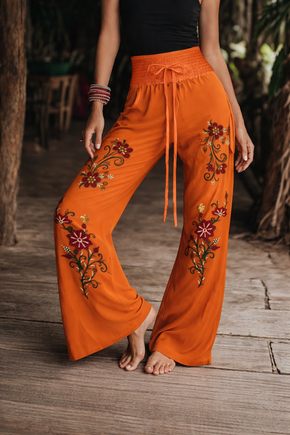 Floral™ | Pantalon décontracté à imprimé floral