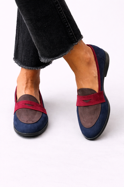 SYLVIE™ | Mocassins Bicolores
