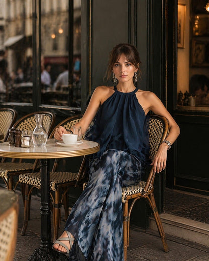 Briseis™ | Ensemble élégant avec pantalon et blouse