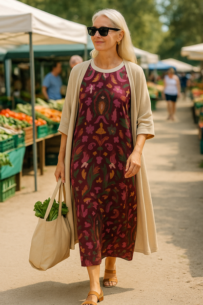 Brynn™ | Kleid & Strickjacke Set