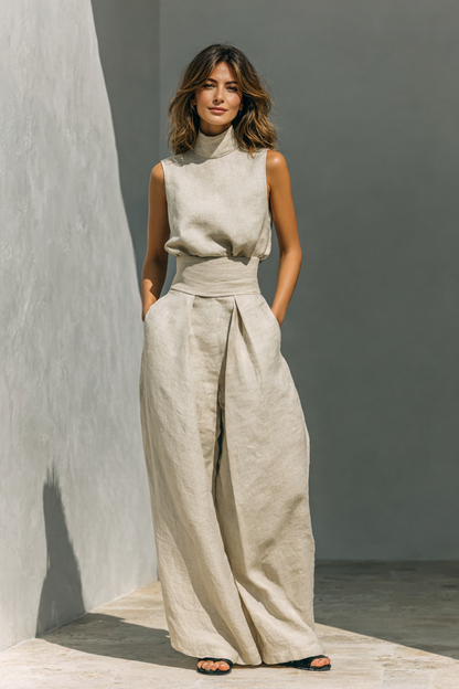 JULISSA™ | ENSEMBLE DÉBARDEUR ET PANTALON AMPLE