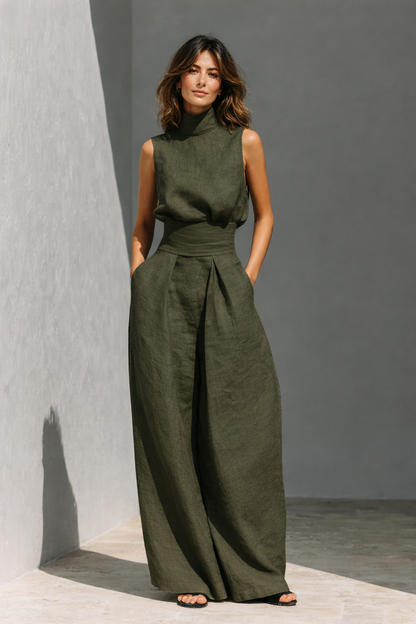 JULISSA™ | ENSEMBLE DÉBARDEUR ET PANTALON AMPLE