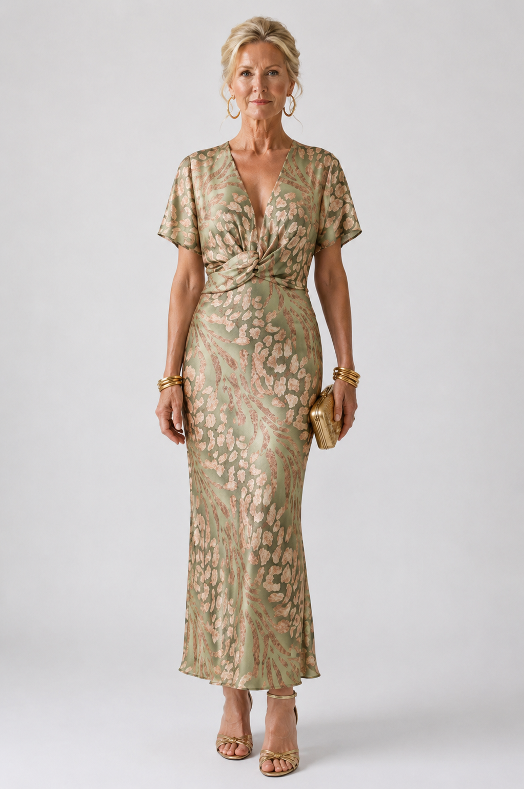 Laurette™ | Robe midi imprimée