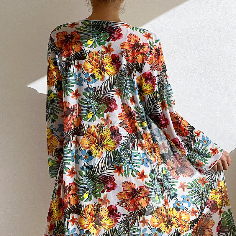 TROPICA™ | MAILLOT 3 PIÈCES TAILLE HAUTE + PARÉO