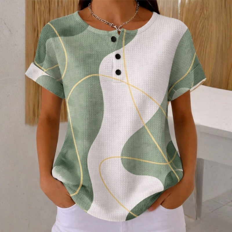 Anaïs™ | Blouse décontractée à blocs de couleur