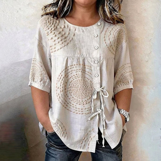 Isabella™ | Blouse décontractée vintage
