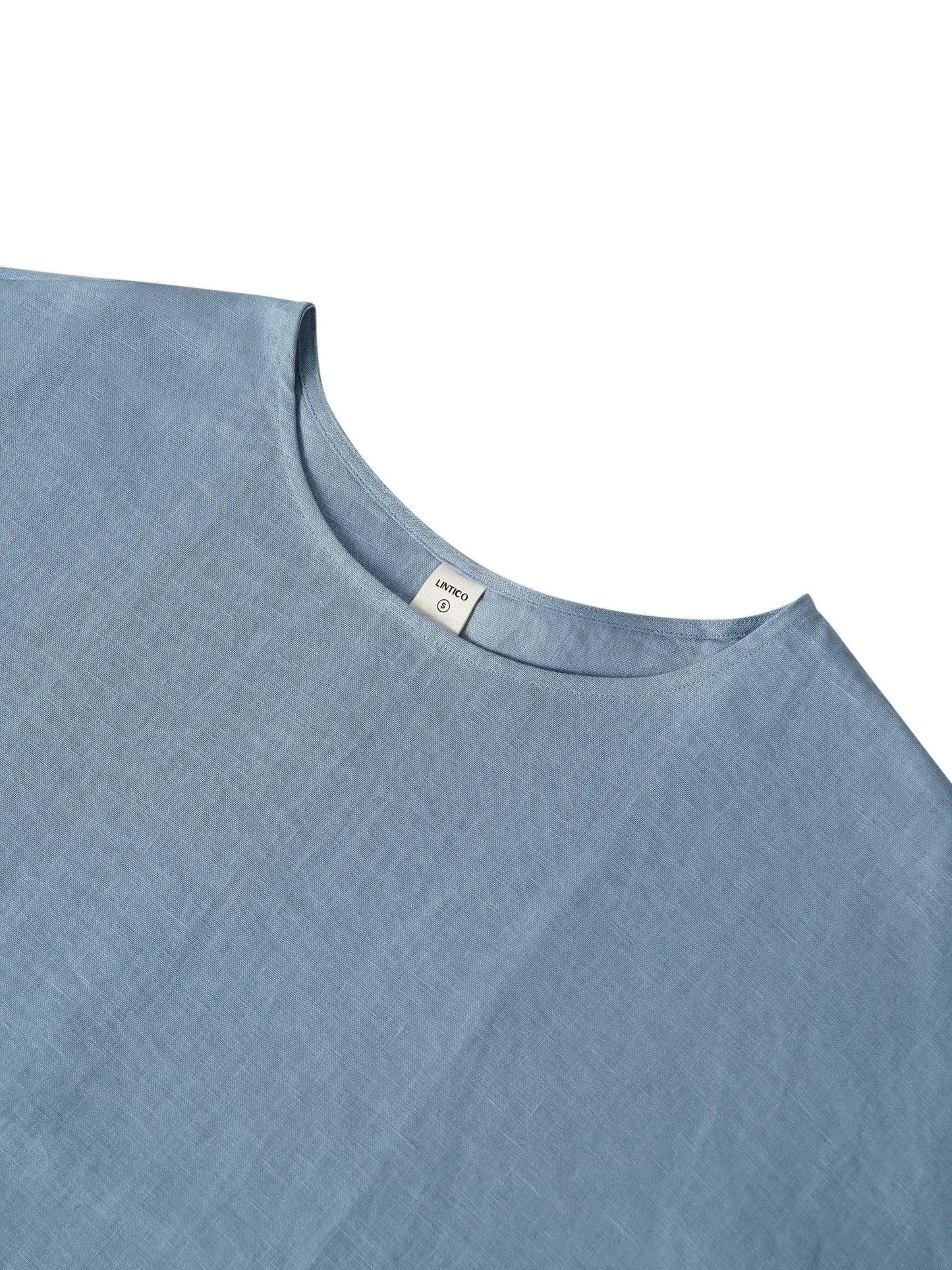 Émilie™ | Robe longue en lin coupe kimono