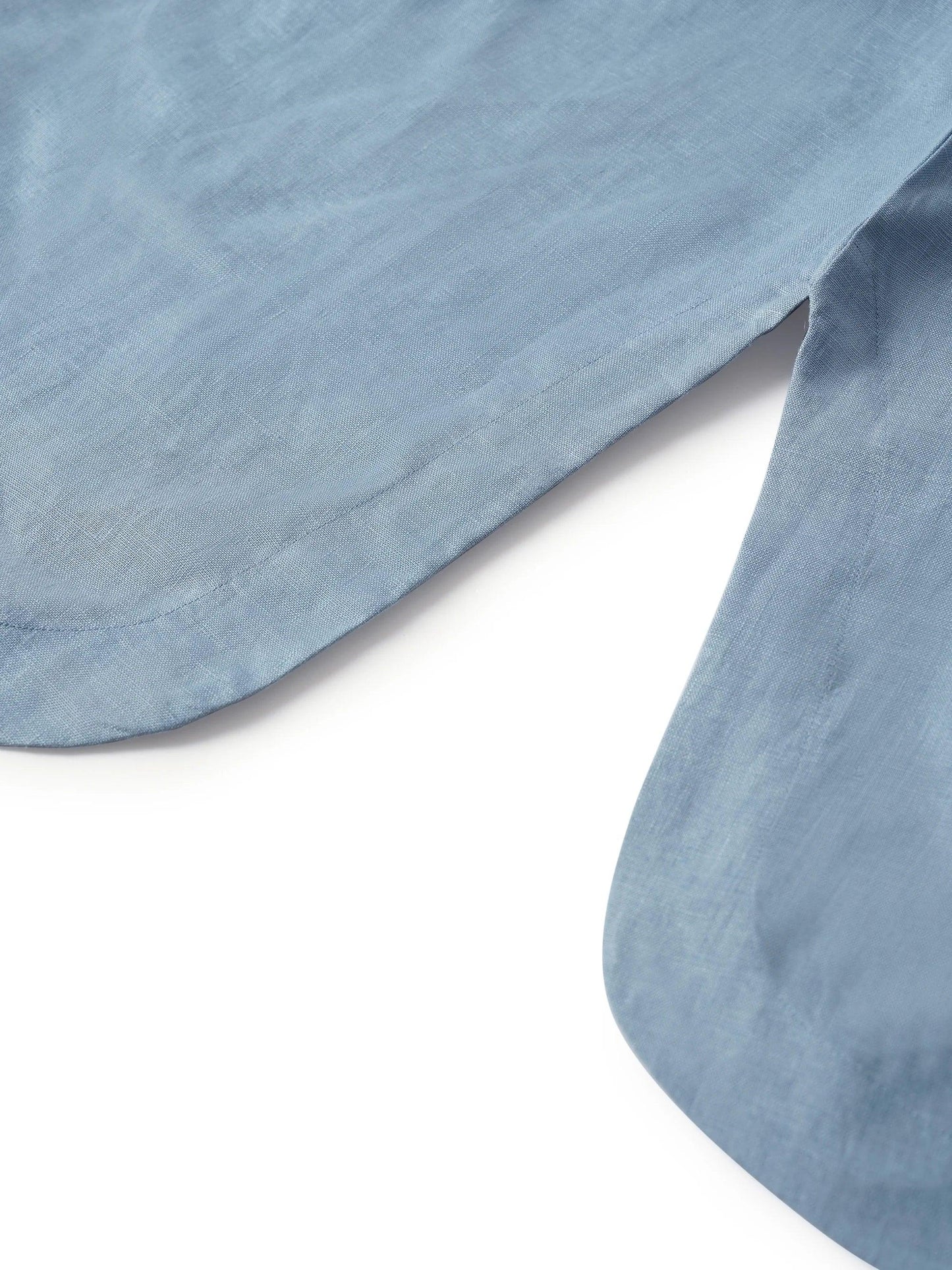 Émilie™ | Robe longue en lin coupe kimono