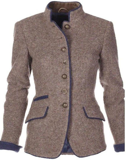 Mariska | Manteau d'hiver en laine, élégant et chaud
