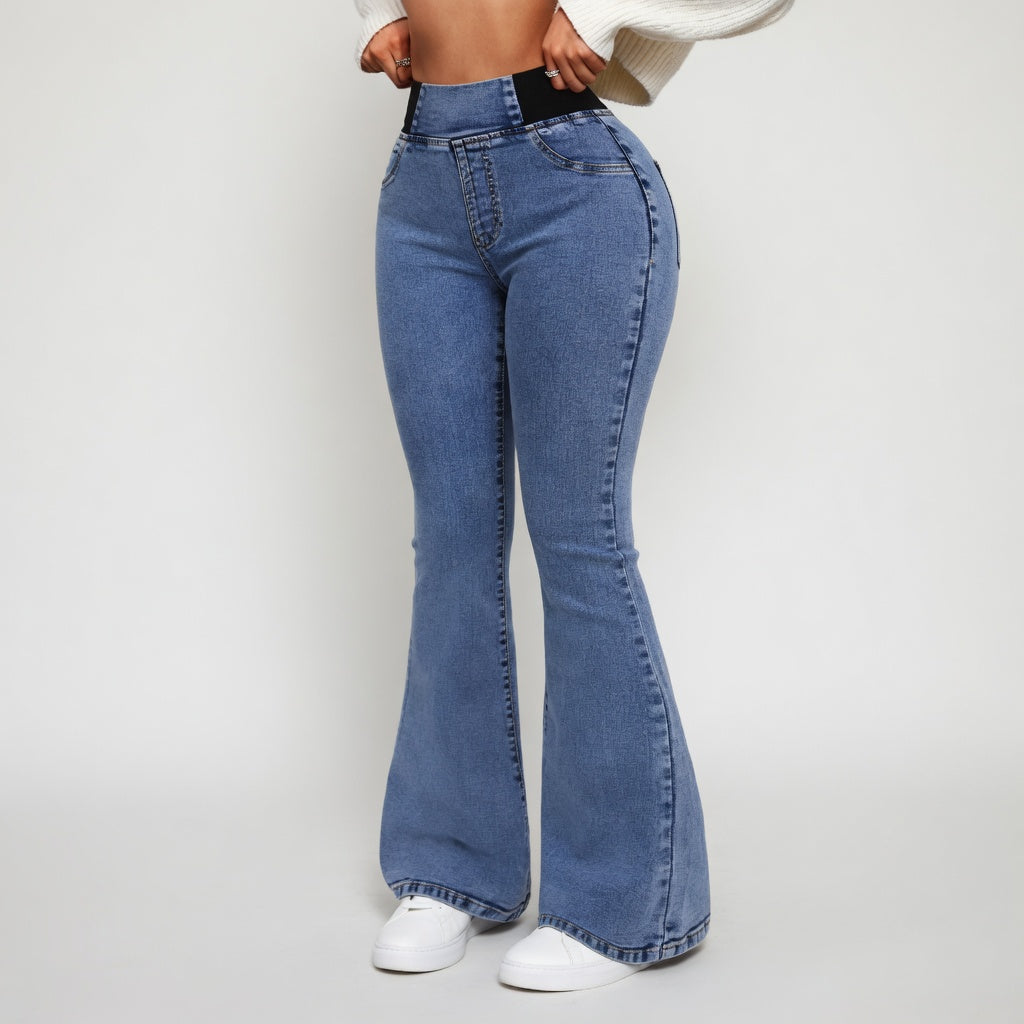 Véryliane™ | Jean flare taille haute
