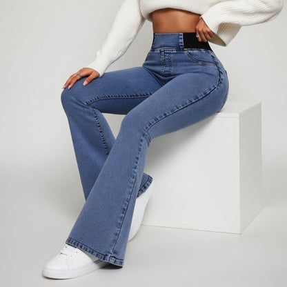 Véryliane™ | Jean flare taille haute