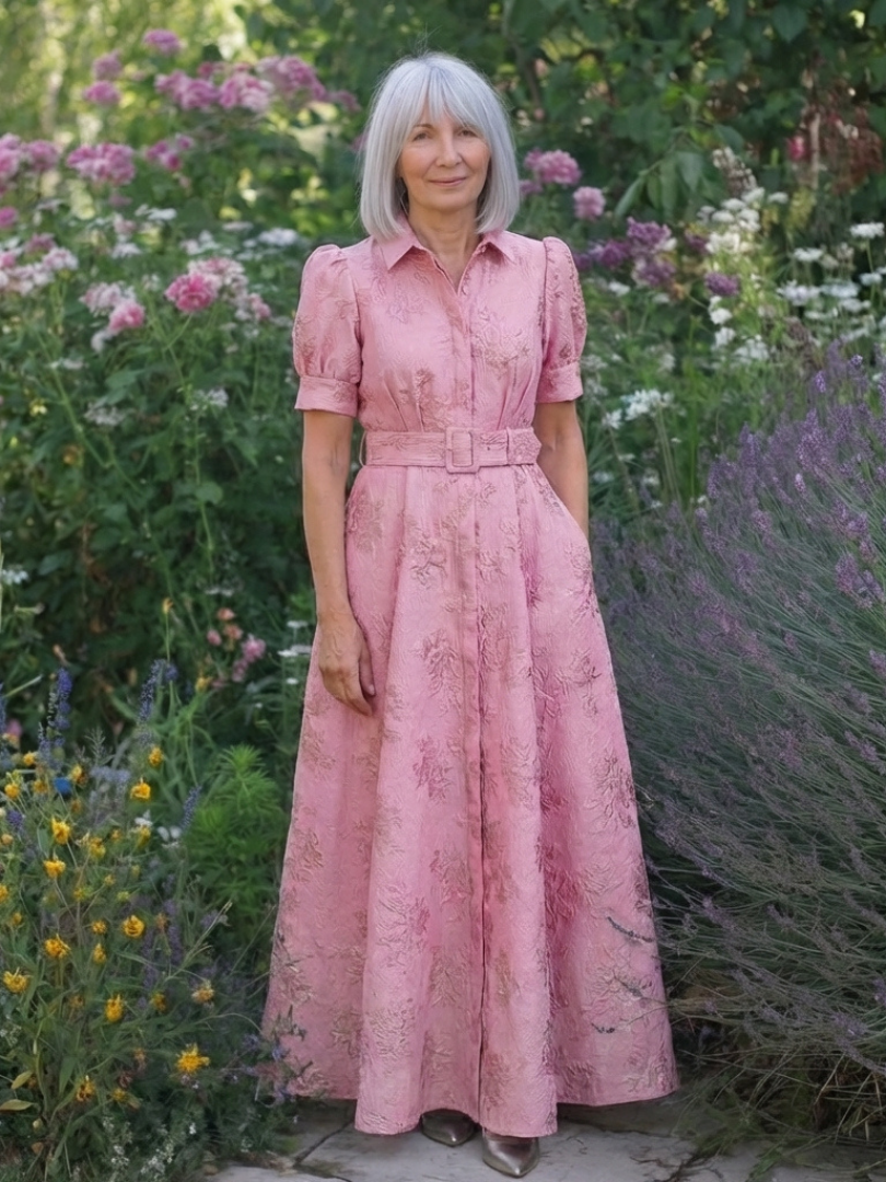 Livia™ | Robe maxi ceinturée fleurie
