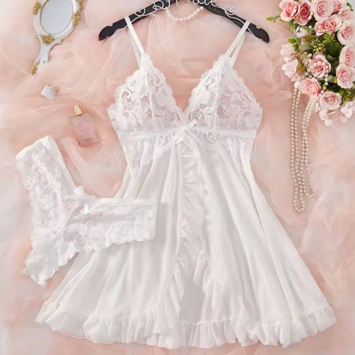Emilia™ | Ensemble de lingerie en dentelle