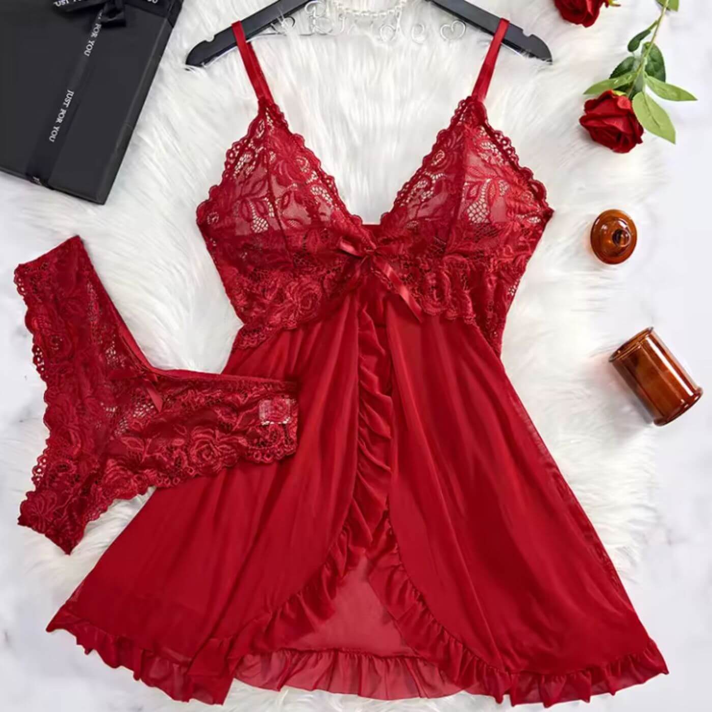 Emilia™ | Ensemble de lingerie en dentelle