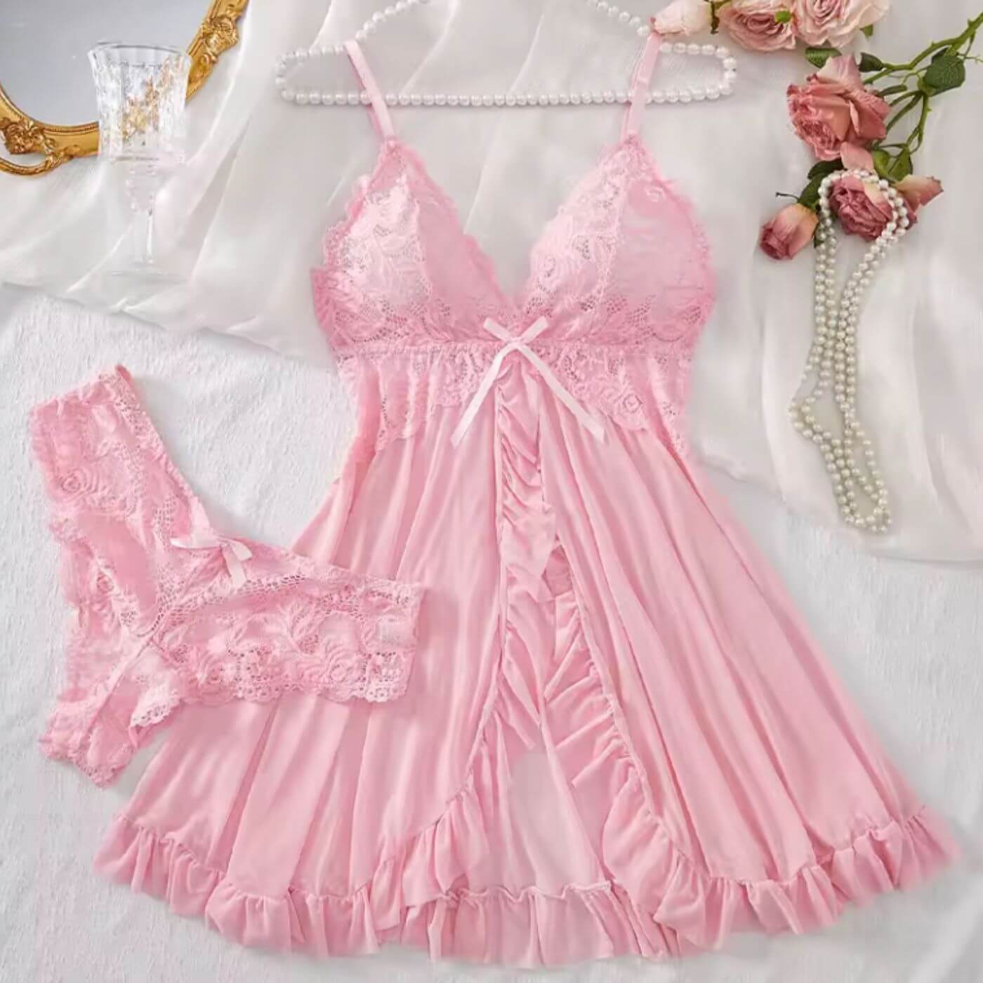 Emilia™ | Ensemble de lingerie en dentelle