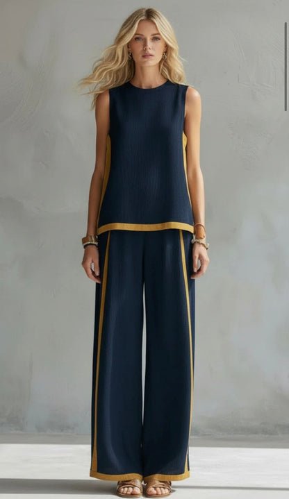 Leila™ | Ensemble deux pièces coton-lin