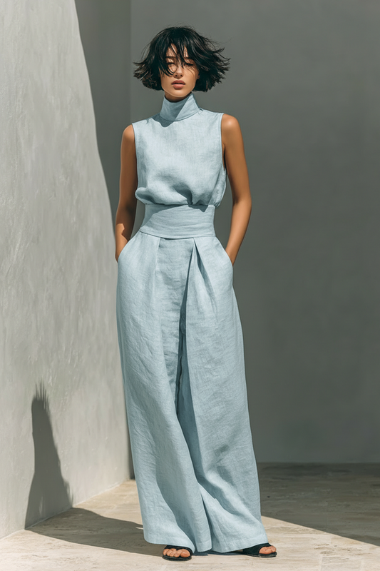 Maria™ | Ensemble de lin minimaliste