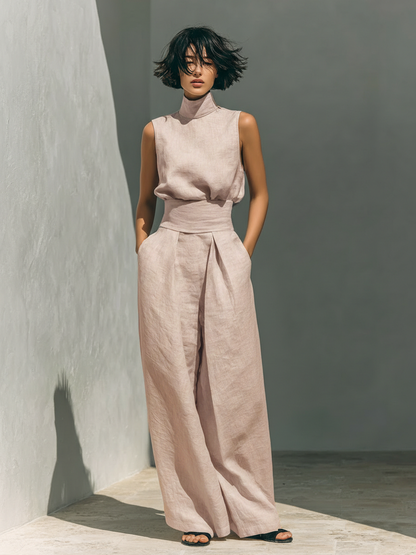 Maria™ | Ensemble de lin minimaliste