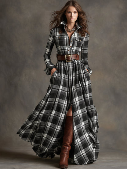 Cheryl™ | Elegantes und klassisches Hemdblusenkleid