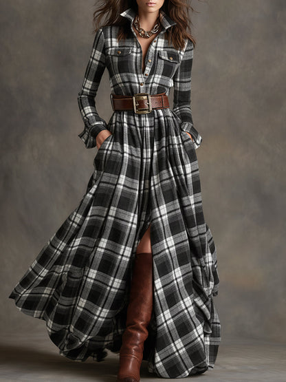 Cheryl™ | Elegantes und klassisches Hemdblusenkleid