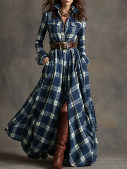 Cheryl™ | Elegantes und klassisches Hemdblusenkleid