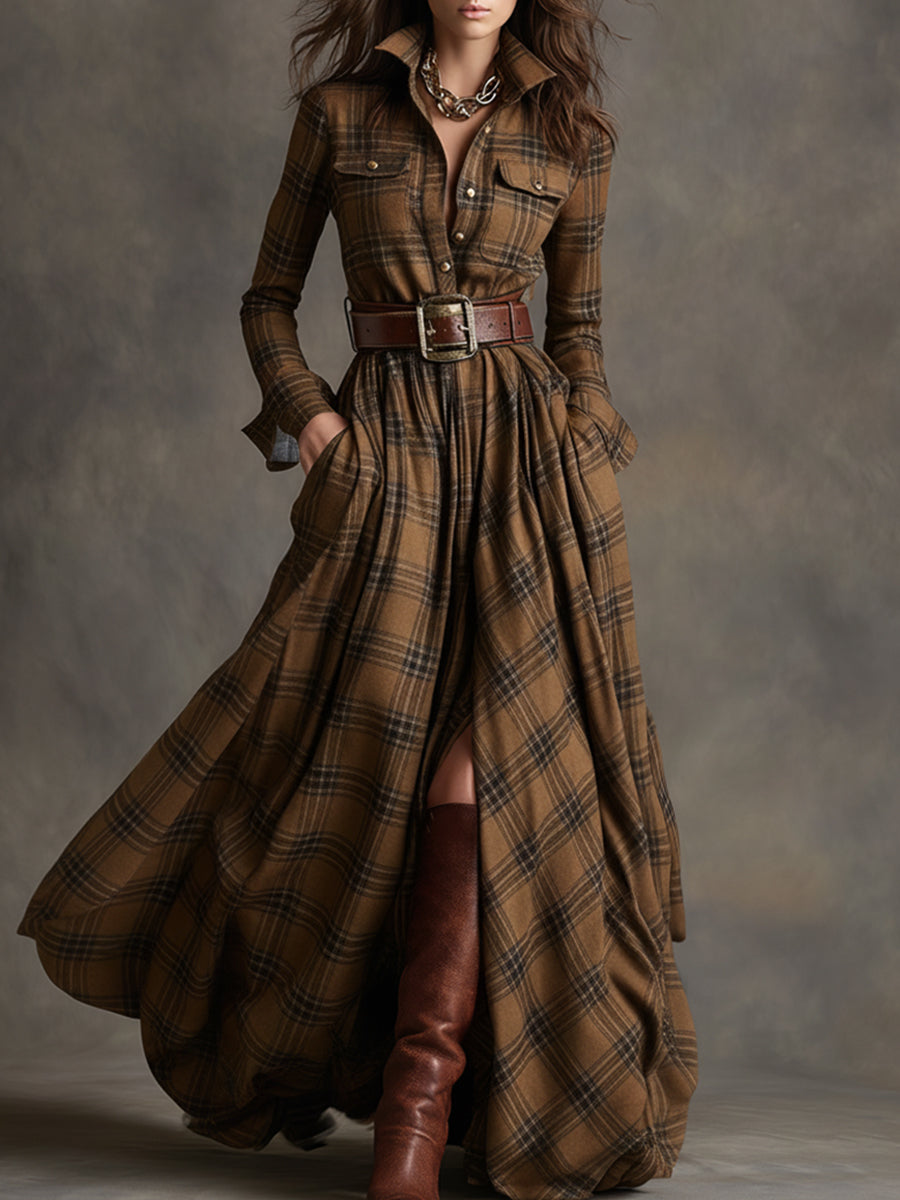 Cheryl™ | Elegantes und klassisches Hemdblusenkleid
