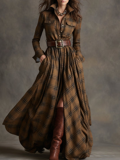 Cheryl™ | Elegantes und klassisches Hemdblusenkleid