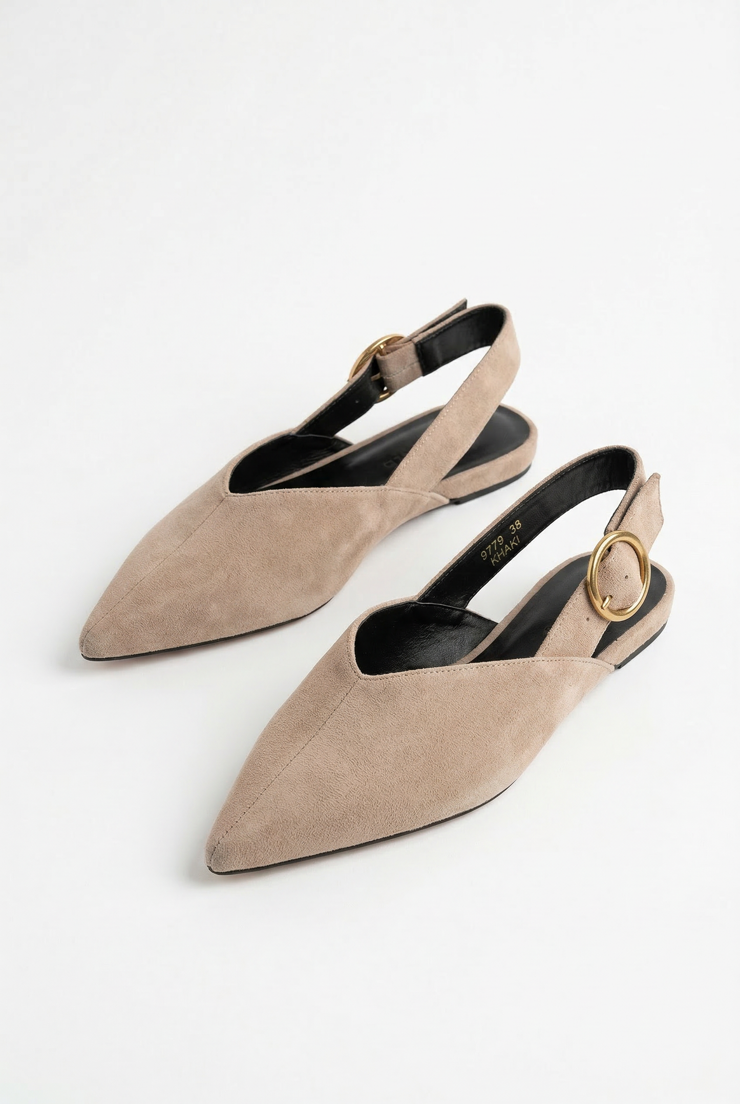 Annelore™ | Ballerine slingback bout pointu avec boucle