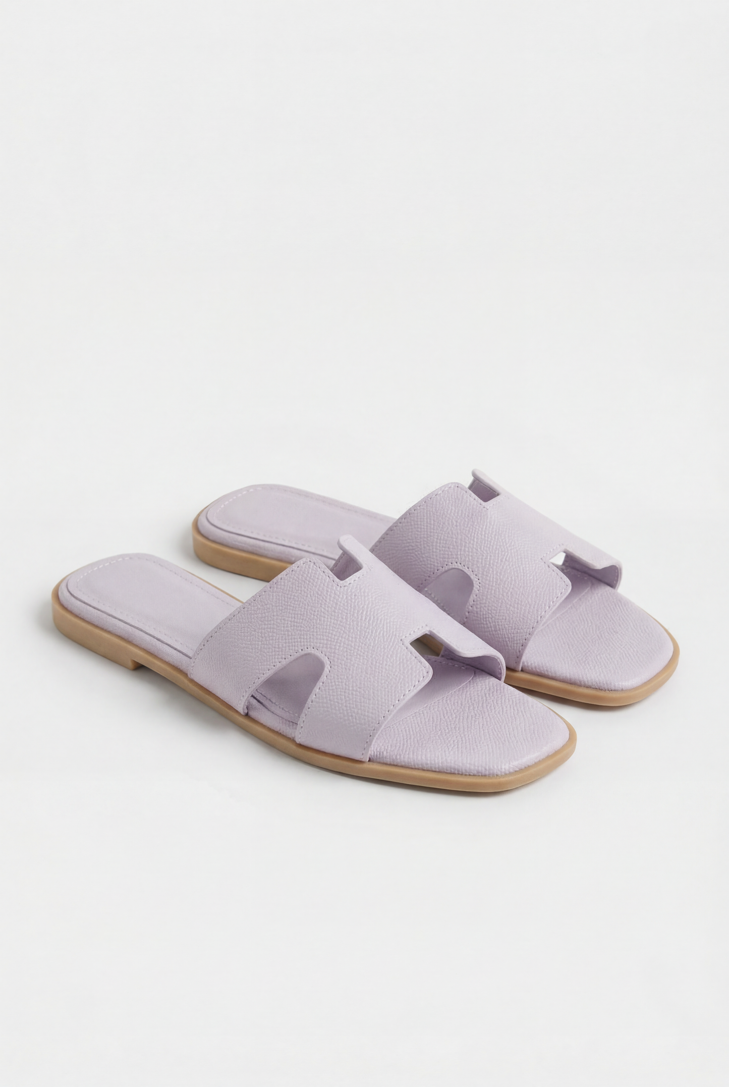 GÉOMÉA™ | SANDALES PLATES EN SIMILICUIR