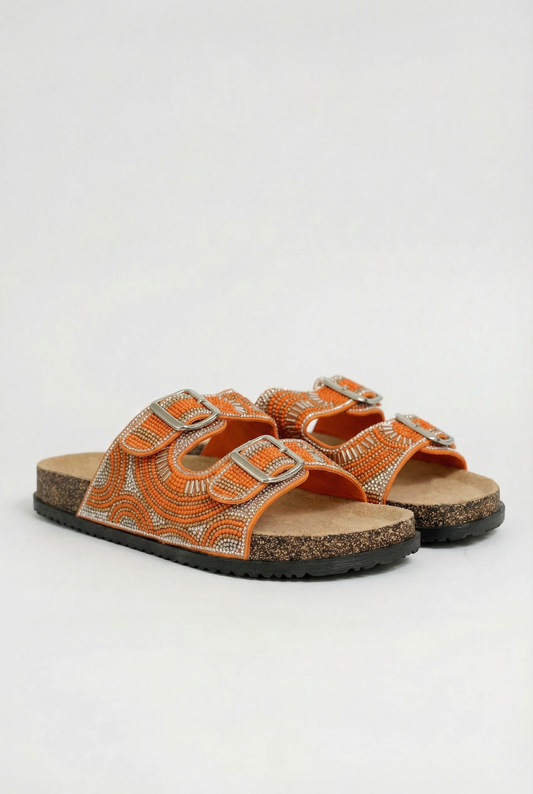 MERANO™ | SANDALES À TALON BAS STRASS