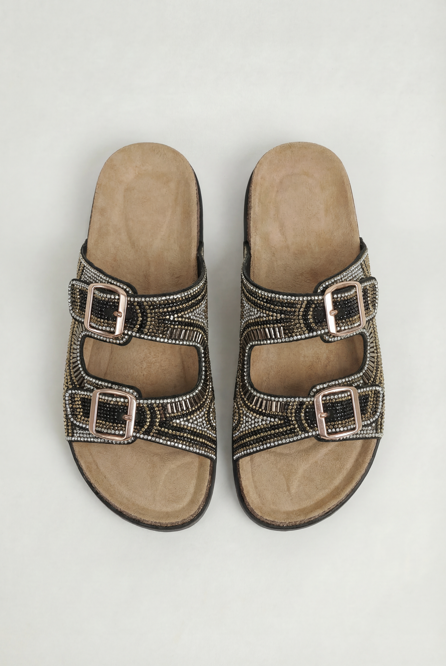 MERANO™ | SANDALES À TALON BAS STRASS