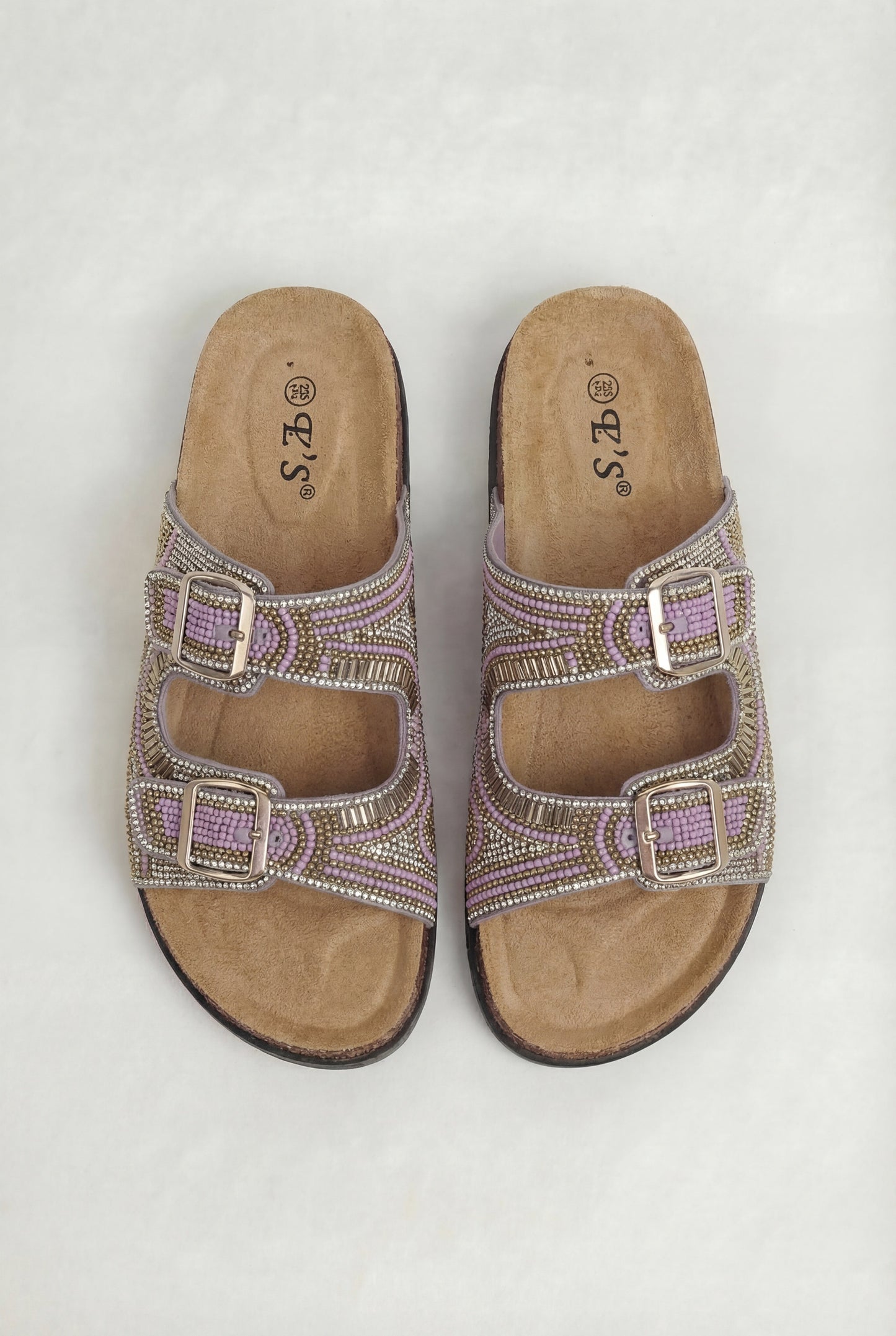 MERANO™ | SANDALES À TALON BAS STRASS