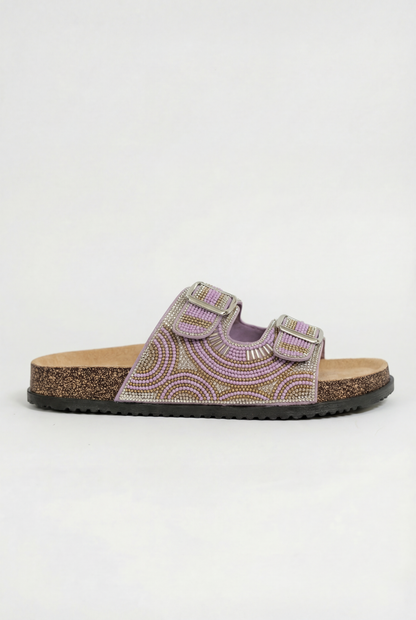MERANO™ | SANDALES À TALON BAS STRASS