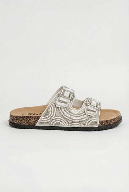 MERANO™ | SANDALES À TALON BAS STRASS