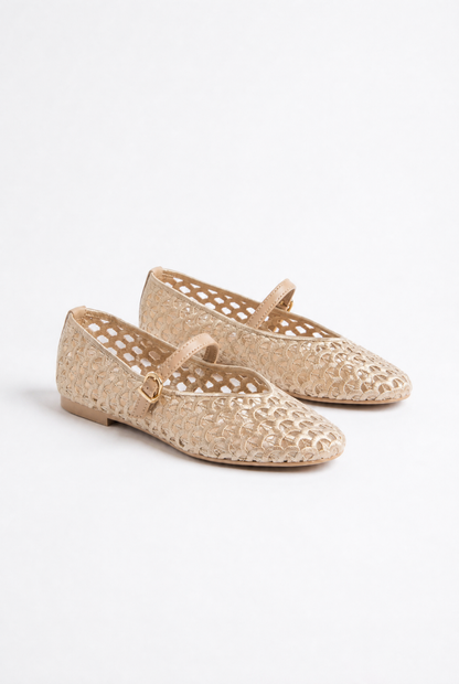 ALBÉRA™ | BALLERINE POINTUE BRODÉE