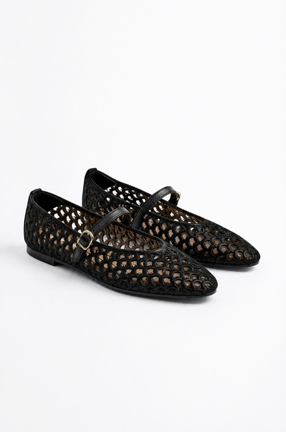 ALBÉRA™ | BALLERINE POINTUE BRODÉE