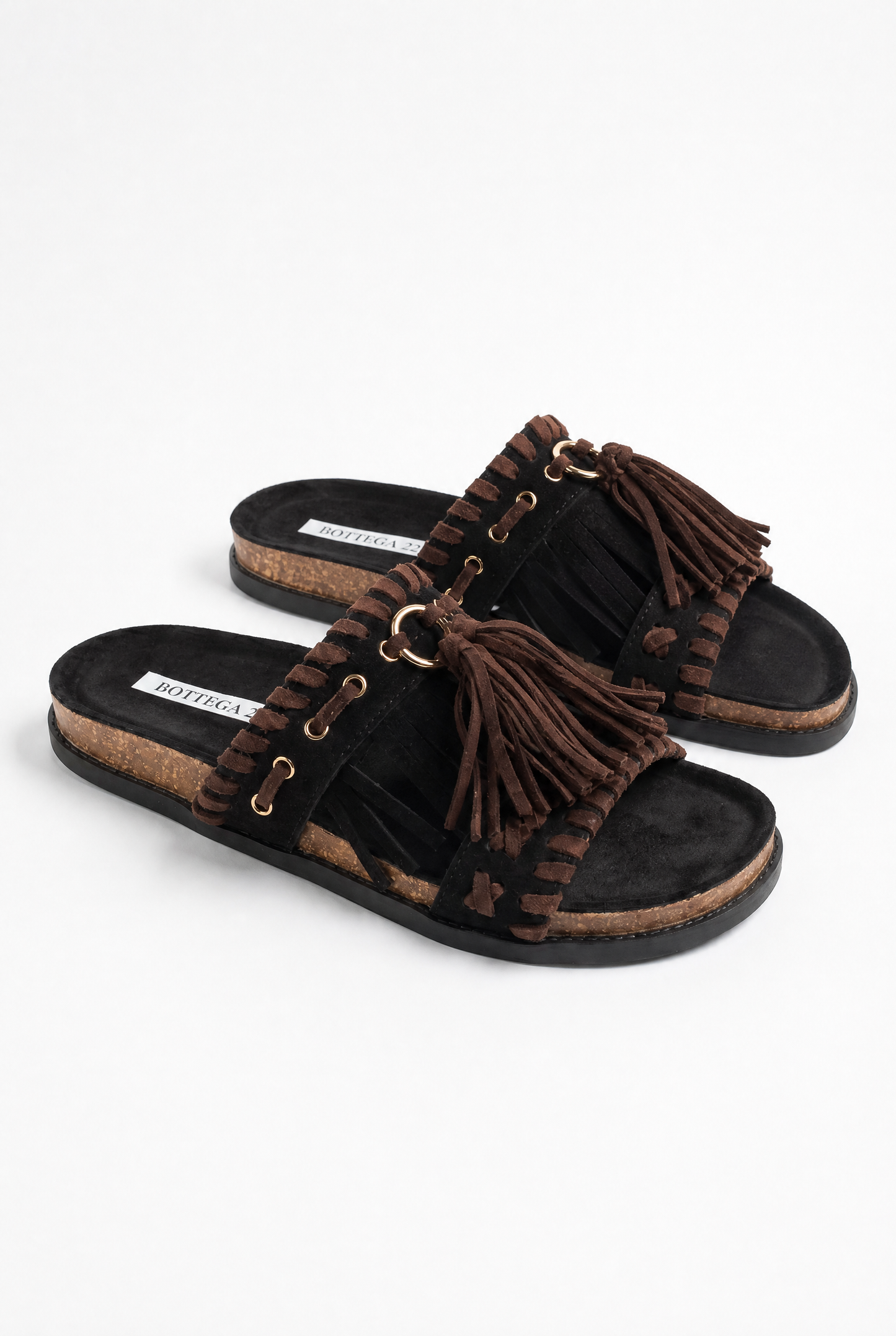 FRANGIA™ | MULE À FRANGES ET TORSADES